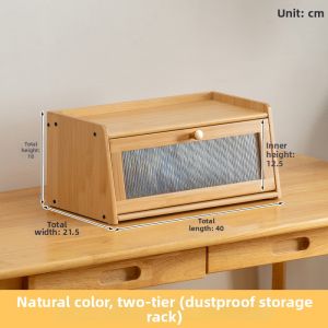 MEIZHULIJIA | Dustproof Desktop Storage Cabinet