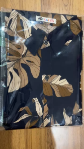 สินค้ามีพร้อมส่ง เสื้อสงกรานต์ เสื้อลายดอก เสื้อ เสื้อเชิ๊ตลำลอง เสื้อผ้าผู้ชาย เสื้อเชิ๊ต เสื้อคอปกแขนสั้น งานผ้าสปันผ้านุ่ม