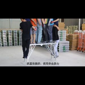 1.4M 1.6M 1.8M 2M Foldable Working Platform Heavy Duty Scaffolding High Stool Work Bench Paint Stand Meja Tangga Lipat