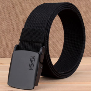 Thắt Lưng NamMens Belt Canvas Automatic Buckle Nylon Zinc Alloy Outdoor Military Belt-Dây Nịt Nam