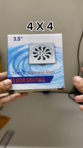 0029 6x6 Stainless Steel Floor Trap Floor Grating Anti Cockroach Anti Smell - 6 x 6 Floor Trap 6 Floor Drain