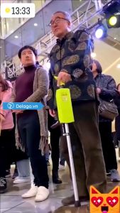 Gậy chống cho người già thông minh có thể mở ra thành ghế Hemeide  gậy chống batooong cho người già gậy đi phượt