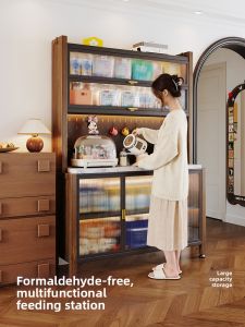 MEISD | No Formaldehyde Steel Baby Feeding Station Storage Cabinet