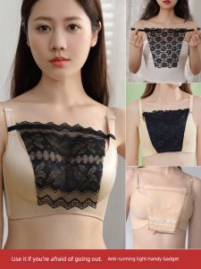 Di Fret V Neck Fashion Tape Tube Top Bra Tool One Piece Lace Chest Underwear Bandeau Chest Covering Cloth Chest Film