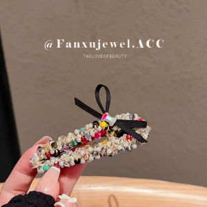 Elegant Simple Crystal BB Hair Clip for Women Fashionable Side Part Hair Card Sweet Style Fresh Outburst Hair Accessories