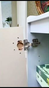 {2pcs} Cabinet door hinge repair fixed plate wardrobe repair artifact stainless steel repair plate合页修复垫片