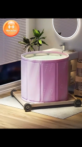 【จัดส่งที่รวดเร็ว】 อ่างแช่น้ำเต็มตัว รับประกันคุณภาพยาวนานเป็นพิเศษ อ่างพับเก็บได้ อ่างแช่น้ำสำหรับผู้ใหญ่/เด็กพับได้ เพิ่มขนาดและข้นขึ้น อ่างอาบน้ำ จัดเก็บง่าย