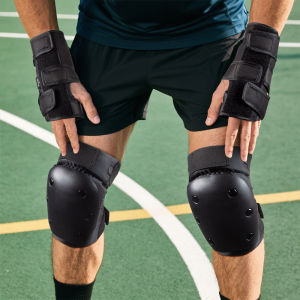 Adult/Kids Knee Pads Elbow Pads Wrist Guards 6 in 1 Protective Gear Set for Inline Roller Skating Skateboarding Scooter BMX Etc.
