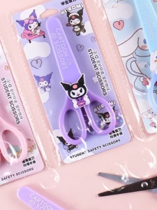 Cartoon Shaped Scissors Sanrio Childrens Safety Scissors DIY Stainless Steel Small Scissors