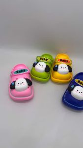 IMPORT Sandal Anak Laki-Laki & Perempuan Sandal Baim Jibbitz Karet Lentur Kekinian Casual C03+5 Ukuran 21-30