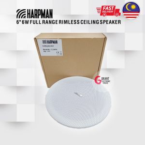 Harpman 6" 6W High Performance Full Range Rimless Ceiling Speaker