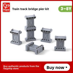 Hape | Educational Train Track Bridge Set for Toddlers 3+