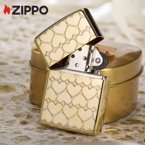 Zippo Love Symbol Design Brass Windproof Pocket Lighter ZBT-3-38c