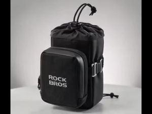 RockBros | Bicycle Water Bottle Tail Bag 2 in 1 Cycling Saddle Bag Water Bottle Holder Pouch for Road Bike Mountain Bike