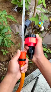 Nozzle 2000 Hole Watering Can Cactus Watering Can With On/Off Valve Quick Connector Soft Watering Plants Vegetables Pistol Semburan Pemercik