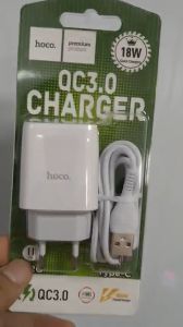 Sạc nhanh 18w cho samsung xiaomi iphone EU. dây Type A - Type C Type A - Micro USB-B