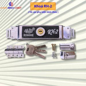 Khoá cửa cuốn kéo tay giá rẻ phù hợp kiot cửa hàng nhà thuê - Khoá Bách Việt.