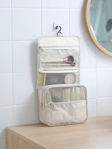 Portable professional makeup box for storing multi-layer makeup bags for home travel