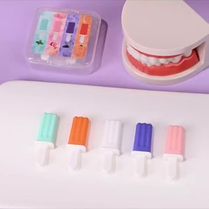 NEW Popsicle Shape Dental Aligner Chewies For Aligner Retainer Chewies Silicone Teeth Stick Bite Tooth Chew Aligners