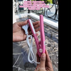 Haidi HD - 768 - Catokan Mini Pelurus Rambut - Pink