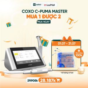 Motor Điện Nha Khoa COXO C-PUMA MASTER Tay Khoan Nha Khoa Điện NPDENT Tích Hợp 2in1 Động Cơ Điện Và Động Cơ Endo Tiên Tiến Tiếng Ồn Thấp -  Bảo Hành Chính Hãng 12 Tháng