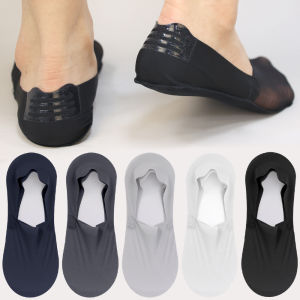 ถุงเท้าบางพิเศษสำหรับผู้ชายถุงเท้าล่องหนซิลิโคนซิลิโคนซิลิโคนกันลื่นพื้นถุงเท้าผู้ชายระงับกลิ่นเหงื่อดูดซับเหงื่อฤดูร้อน