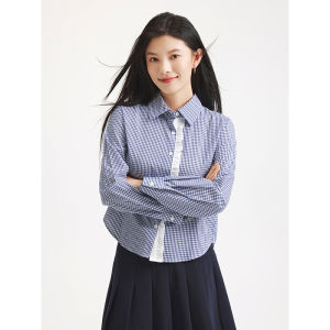 Hotwind | Floral Patterned Plaid Long Sleeve Womens Shirt