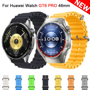 18mm 22mm For Huawei Watch GT6 41mm 46mm Strap Silicone Sport GT6 Pro Wristband Band For Huawei Watch GT5 GT4 GT Ocean Watchband