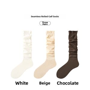 Retro Melard Design Womens Long Tube Socks Mid-calf