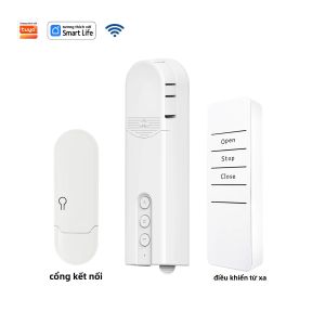 Động Cơ Rèm Cuốn Điện WiFi Với Điều Khiển Từ Xa Bằng Ứng Dụng Và Giọng Nói Tương Thích Với Alexa Và Google Home Để Tự Động Hóa Điều Khiển Cửa Sổ Êm Ái.