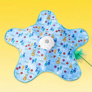 Pet Toy Cover Cat Electric Hunting Cover Cat Self-Entertainment Toy Automatic Cat Teaser Wand Pet Rotating Game
