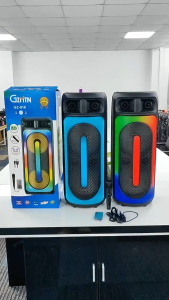 ✨16นิ้ว✨ลำโพงบลูทูธ 25W 36000mAh GZ-818 ปรับเบสได้ ปรับเสียงแหลมได้ ไฟ LED สีสันสดใส(แถมฟรี ไมโครโฟน+รีโมท+สายชาร์จ)TTD Bluetooth USB/TF Card เบสหนัก ลำโพง ลำโงบลูทูธใหญ่ ลำโพง ลำโพงbluetoothดังๆ ลำพงบลูทูธใหญ่ ลำโพงบรูทูธเบสหนักๆ ลำโพงเบสหนักๆ