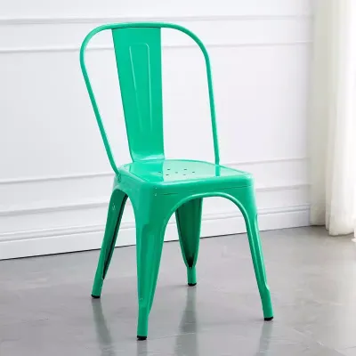 Industrial Style Outdoor Iron Chair