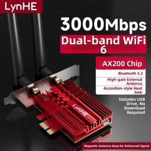 Lynhe | High Speed Dual-Band WiFi & Bluetooth Adapter
