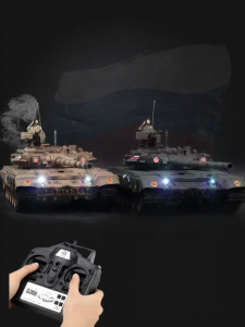 TANKZHANG | Mô Hình Xe Tăng Kim Loại Điều Khiển Từ Xa 4WD Leo Trèo 1/16