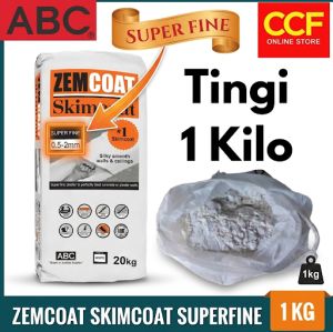 Zemcoat Skimcoat Superfine White Sold per 1 Kilo Tingi ABC