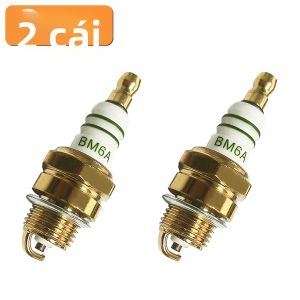 Yitong BM6A Bugi Cưa Xích Đánh Lửa Động Cơ Nhỏ Linh Kiện Thay Thế Cho Máy Cắt Cỏ Bàn Chải Cắt Dụng Cụ Làm Vườn 1/2/5 Bộ