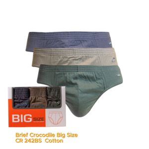 Celana Dalam Pria CROCODILE BIG SIZE CR 242 BS ISI-3PCS