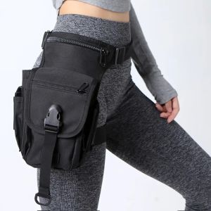 1 ชิ้นผ้า Oxford มัลติฟังก์ชั่กลางแจ้งขี่จักรยานตกปลาขาแพ็ค - กันน้ํากีฬาเอวกระเป๋าสําหรับเดินป่า/ตั้งแคมป์/การเดินทาง