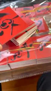 Combo 10 cái Tem Chữ Chữ Thư Pháp Phúc Lộc Thọ Xuân Trang Trí Tết