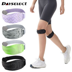 1Pcs Sports Knee Support Brace Running Basketball Volleyball Cycling Patella Protector Reflective Strip Non-Slip Knee Strap