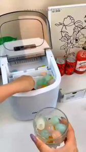 15kg Hicon Ice Maker Automatic Electric Household ice Maker Machine Portable Mini Ice Making Machine
