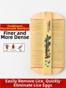 Ultra-Dense Toothcomb Anti-Lice Scalp Exfoliation Hair Care Tool Fine-Toothed Comb for Removing Dandruff And Egg Laying Lice