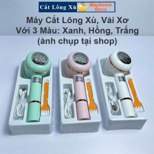 Máy cắt lông xù và xơ vải Cầm tay không dây giúp Áo khoác mùa đông Áo len mới trở lại Model Q1 sử dụng Pin Sạc.