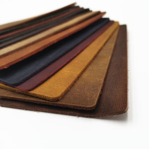 Crazy Horse Leather Handmade DIY Real Leather Fabric Hard Top Layer Cowhide Retro Oily Leather Broken Leather Leftover Material