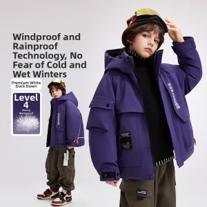 Ask Junior | Outdoor Insulated Kids Down Jacket