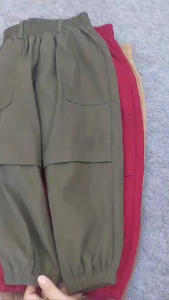 Quần bomber kaki lưng thun cho bé trai bé gái size từ 13-47 kg - QBT05