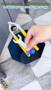 16-IN-1 Faucet Wrench Tool Set Tap Water Leakage Specific Repair Tools Multifunctional Repair Wrench厨卫多功能维修扳手