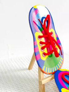 Early Educational Shoelace Teaching Toys Hands-On Ability Practice Tying Shoe Lace Educational Kids Toy Puzzle Toy Tie Shoelaces Shoes Toys Lacing Tie Threading Shoe Laces Kit Toy Shoelaces Practice Tying Teaching Kids Aids Model Learn Shoelace