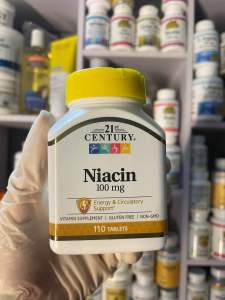 [MỸ] viên niacin 100mg 110 viên 21st Century